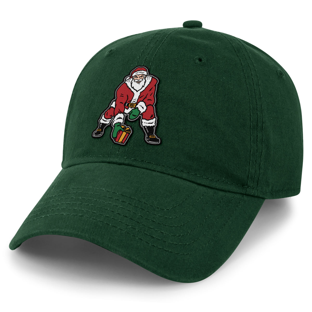 Three Point Stance Santa Dad Hat