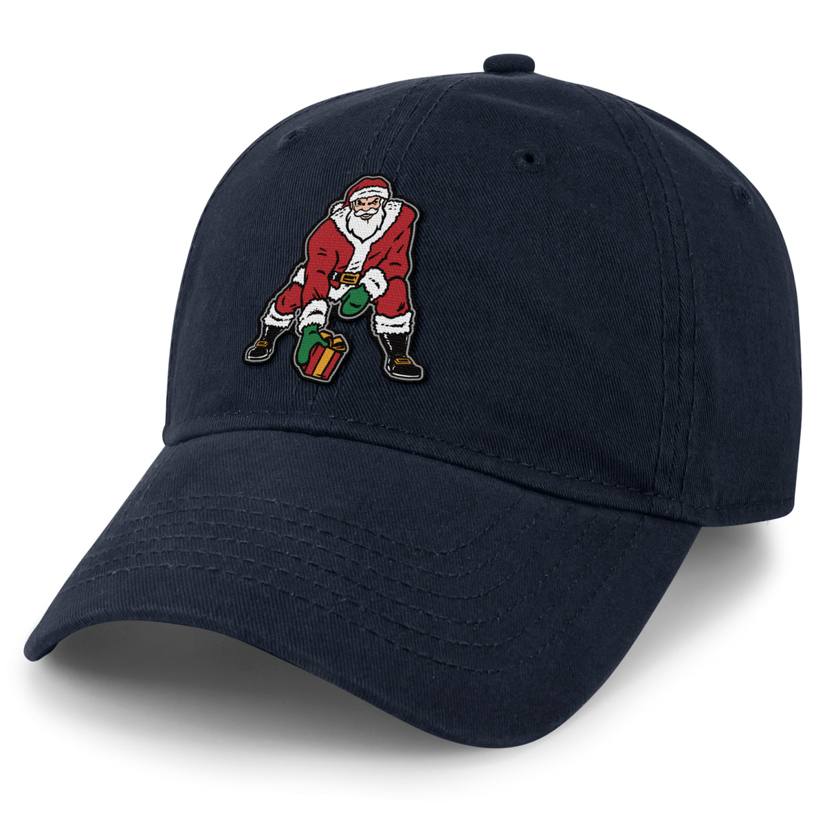 Three Point Stance Santa Dad Hat