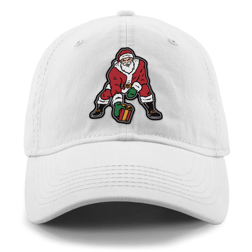 Three Point Stance Santa Dad Hat - Chowdaheadz