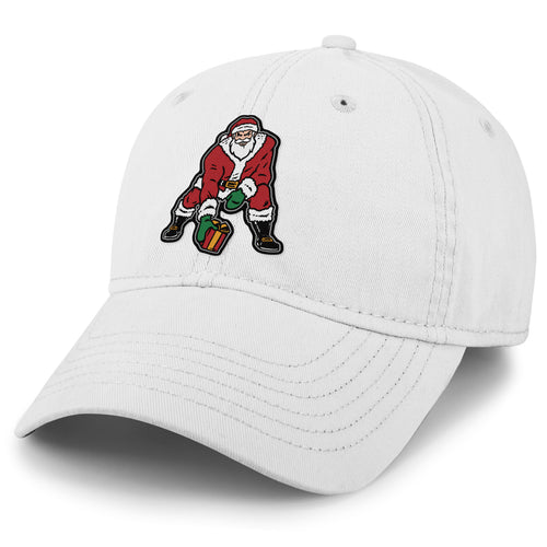 Three Point Stance Santa Dad Hat - Chowdaheadz