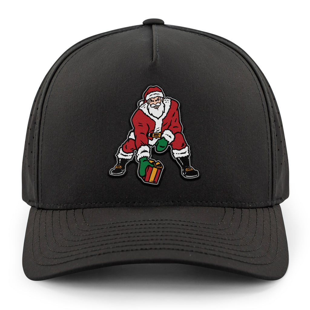 Three Point Stance Santa Performance Hat - Chowdaheadz