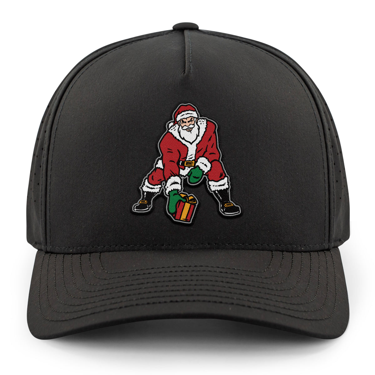 Three Point Stance Santa Performance Hat