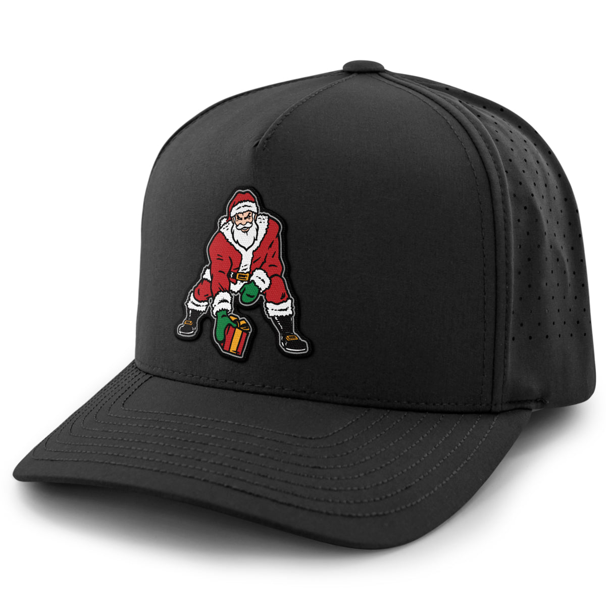 Three Point Stance Santa Performance Hat