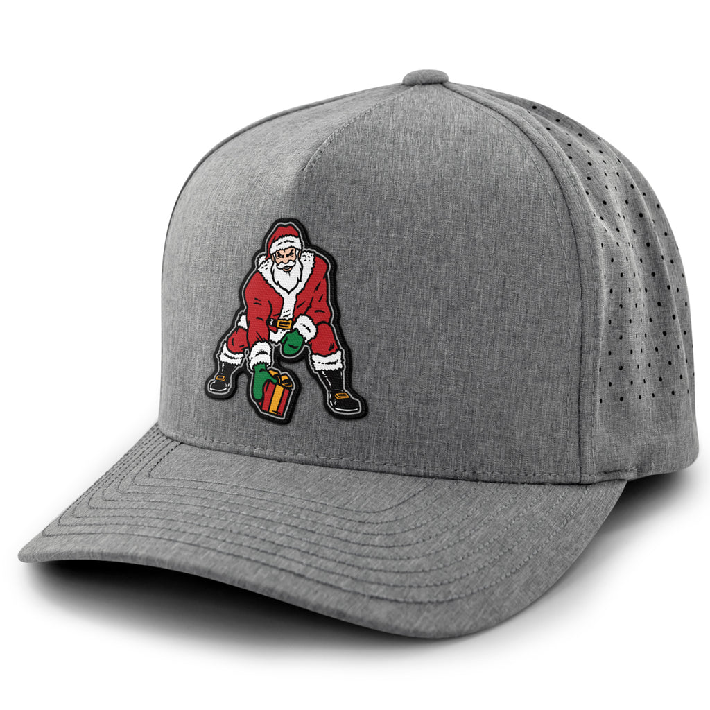 Three Point Stance Santa Performance Hat - Chowdaheadz