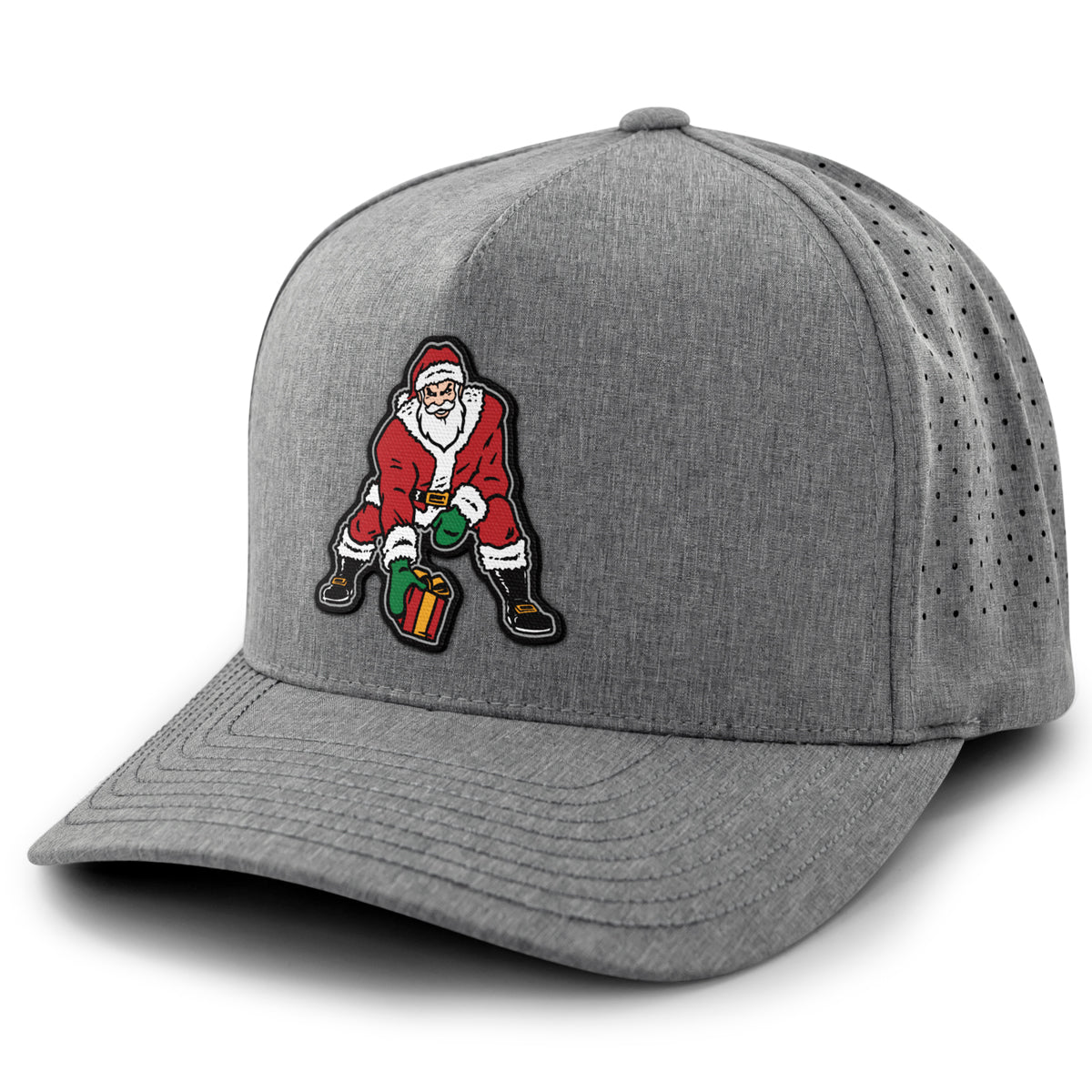 Three Point Stance Santa Performance Hat