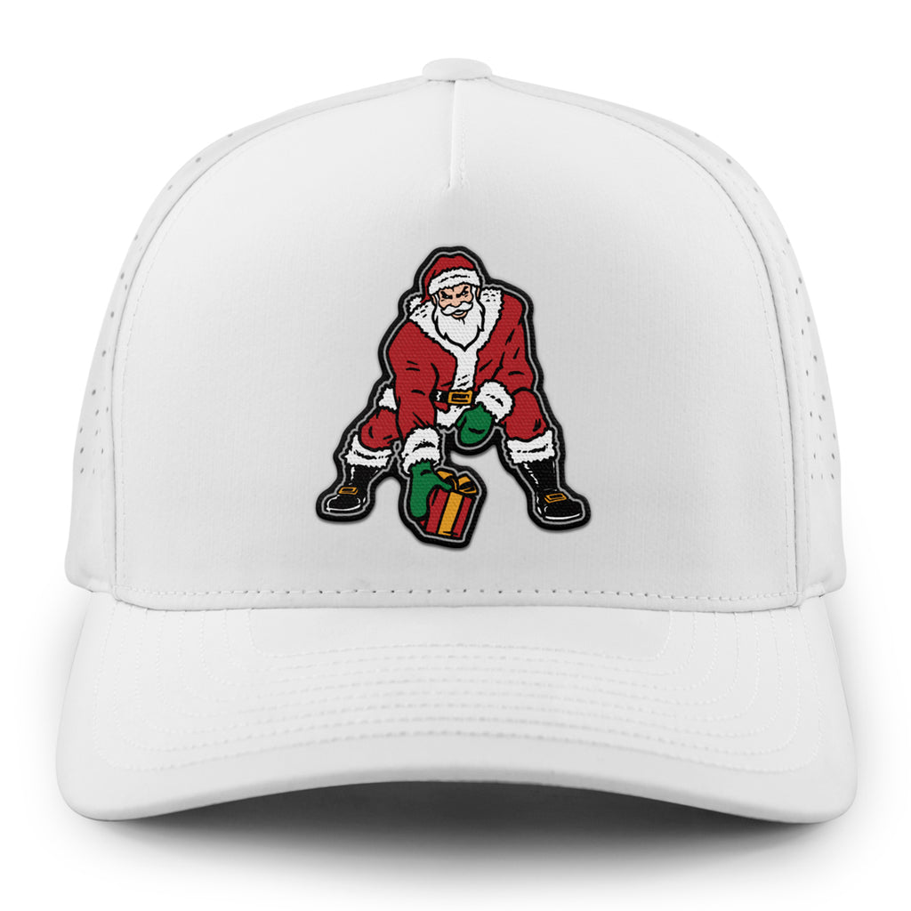 Three Point Stance Santa Performance Hat - Chowdaheadz