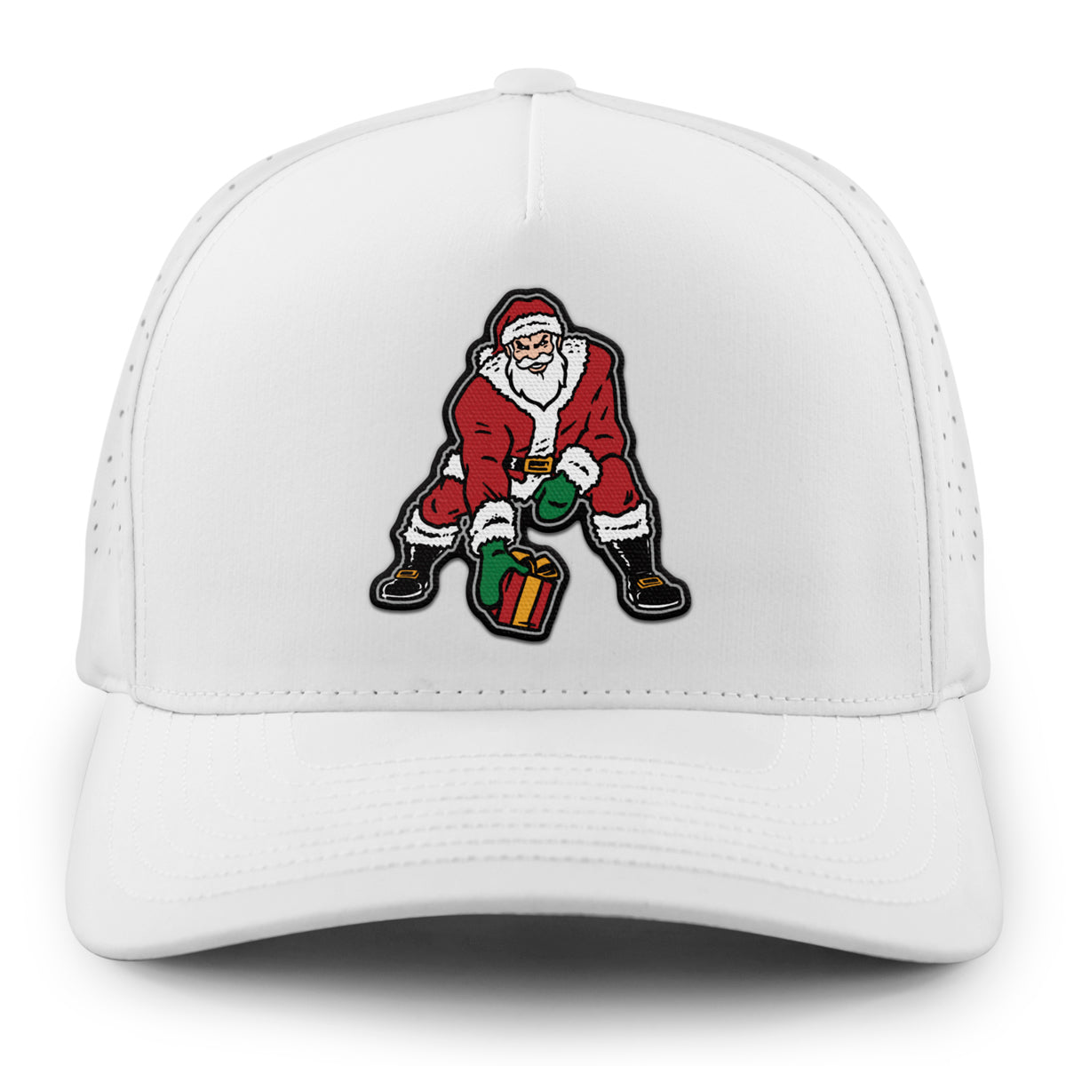 Three Point Stance Santa Performance Hat