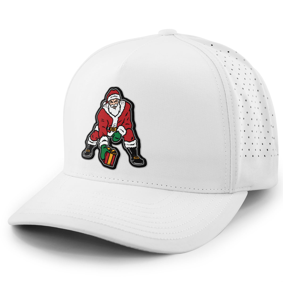 Three Point Stance Santa Performance Hat