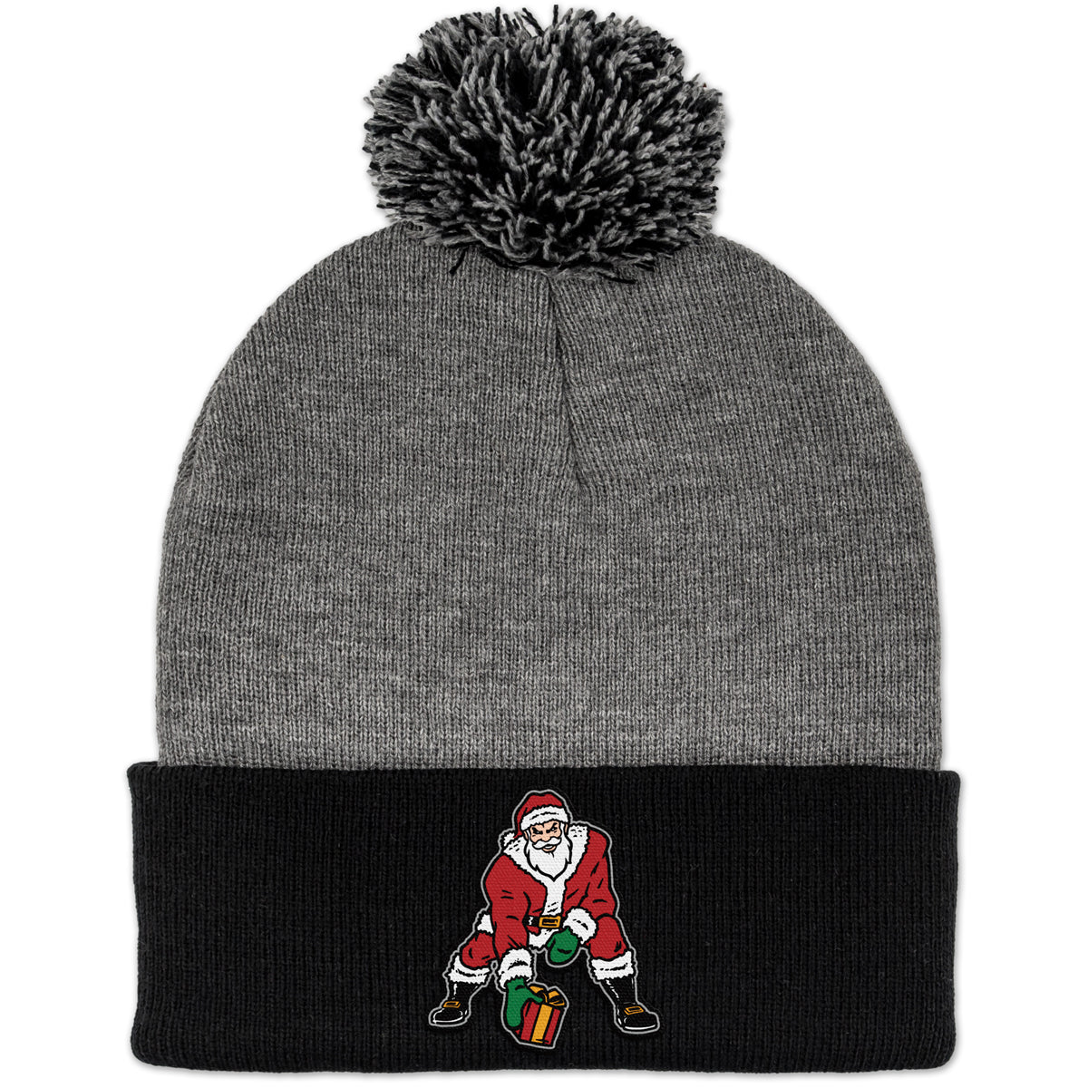 3 Point Stance Santa Two Tone Knit