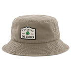 Entering The Gahden Shamrock Patch Bucket Hat