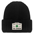 Entering The Gahden Shamrock Patch Chunky Knit Winter Hat - Chowdaheadz