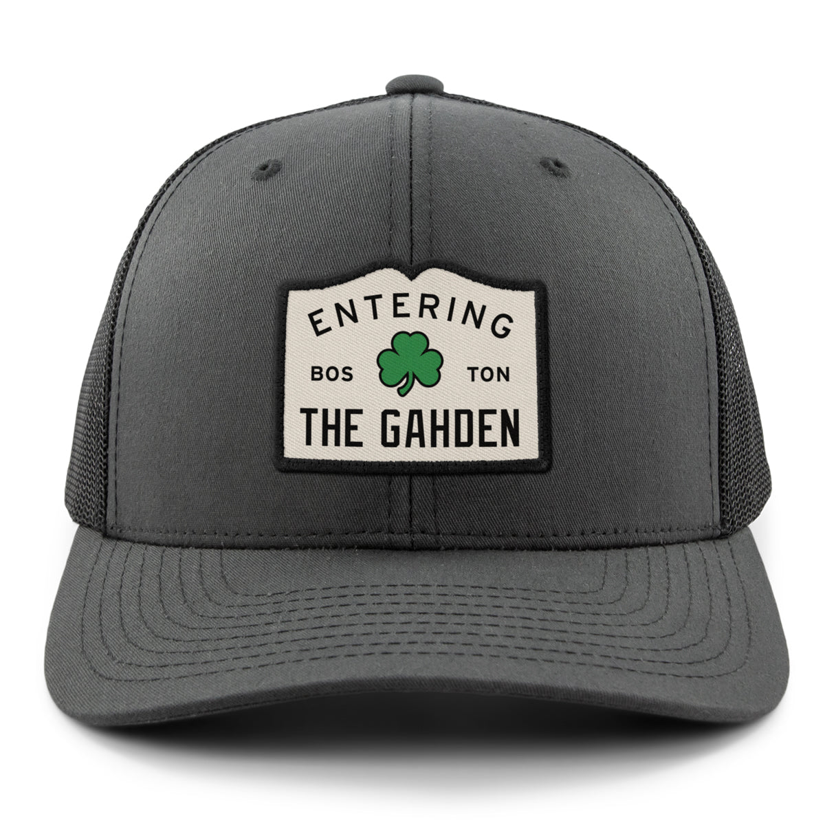 Entering The Gahden Shamrock Classic Snapback Trucker Hat - Chowdaheadz