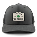Entering The Gahden Shamrock Classic Snapback Trucker Hat