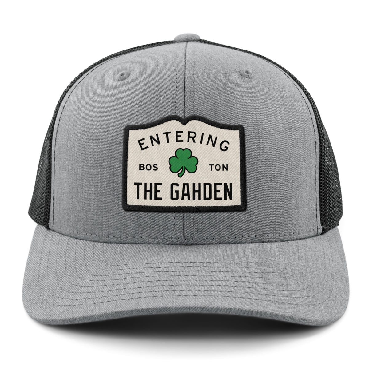 Entering The Gahden Shamrock Classic Snapback Trucker Hat - Chowdaheadz