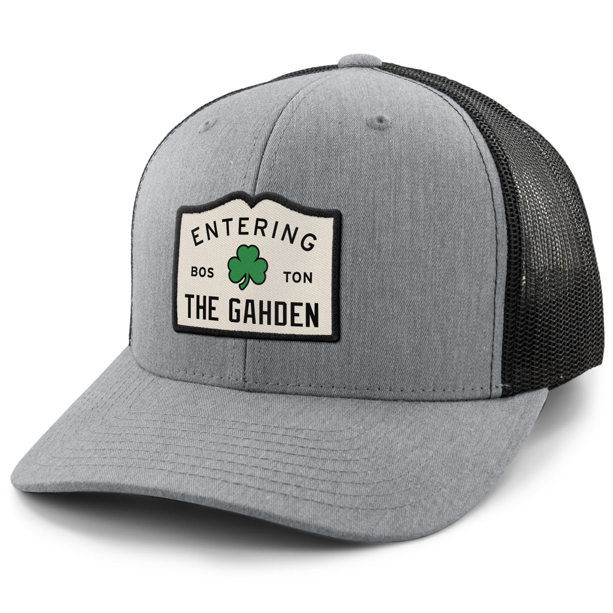 Entering The Gahden Shamrock Classic Snapback Trucker Hat - Chowdaheadz