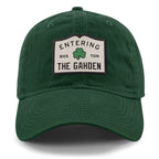 Entering The Gahden Shamrock Patch Dad Hat