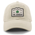 Entering The Gahden Shamrock Patch Dad Hat