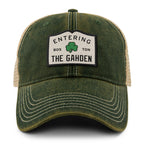 Entering The Gahden Shamrock Dirty Water Trucker Hat