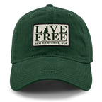 Live Free New Hampshire Bar Patch Dad Hat
