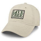 Live Free New Hampshire Bar Patch Dad Hat
