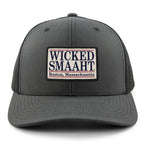 Wicked Smaaht Boston Patch Classic Snapback Trucker Hat