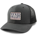 Wicked Smaaht Boston Patch Classic Snapback Trucker Hat - Chowdaheadz