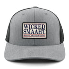 Wicked Smaaht Boston Patch Classic Snapback Trucker Hat