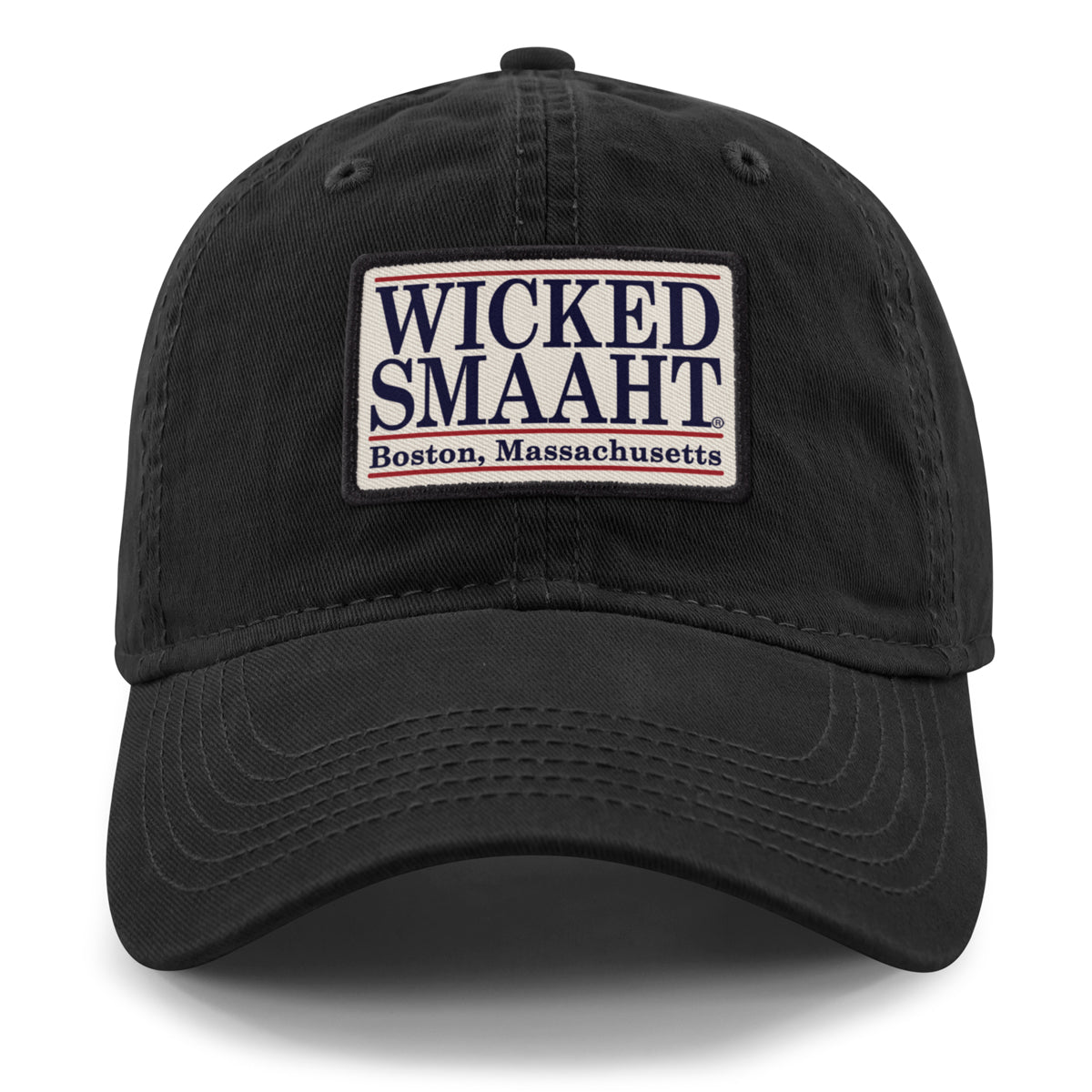 Wicked Smaaht Boston Patch Dad Hat