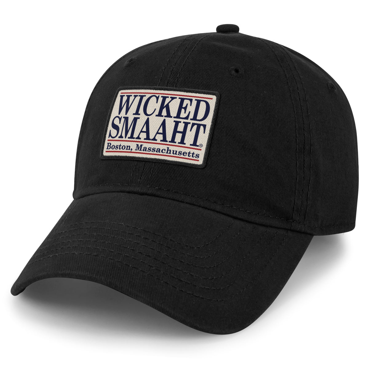 Wicked Smaaht Boston Patch Dad Hat