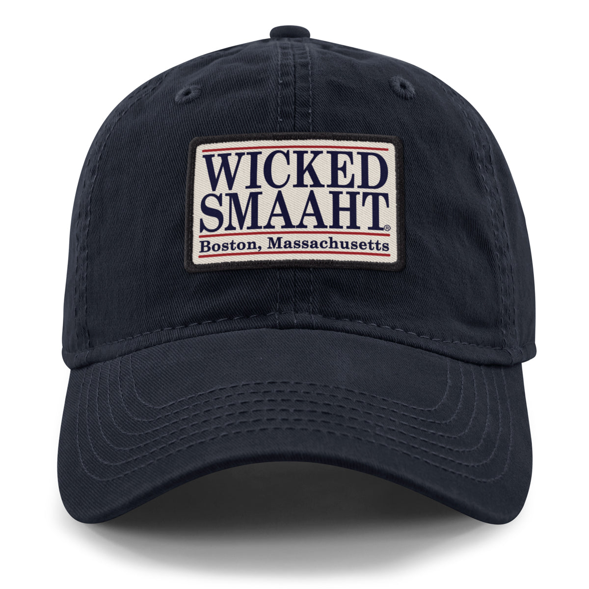 Wicked Smaaht Boston Patch Dad Hat