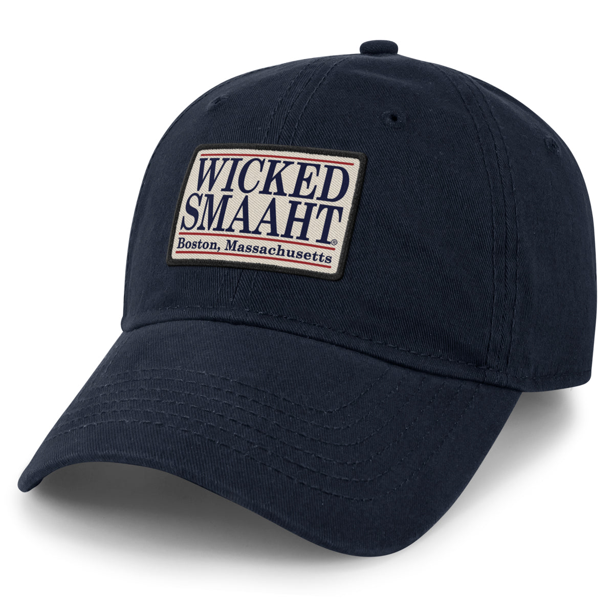 Wicked Smaaht Boston Patch Dad Hat