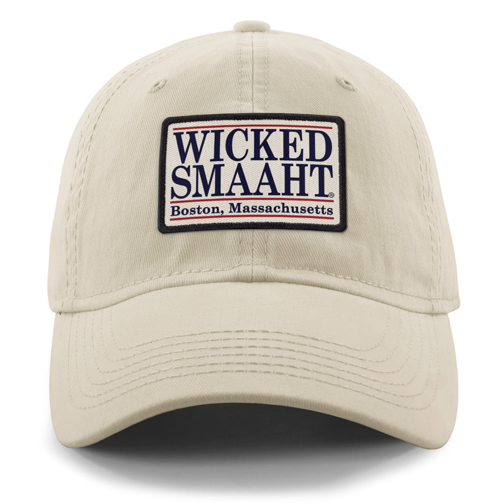 Wicked Smaaht Boston Patch Dad Hat - Chowdaheadz