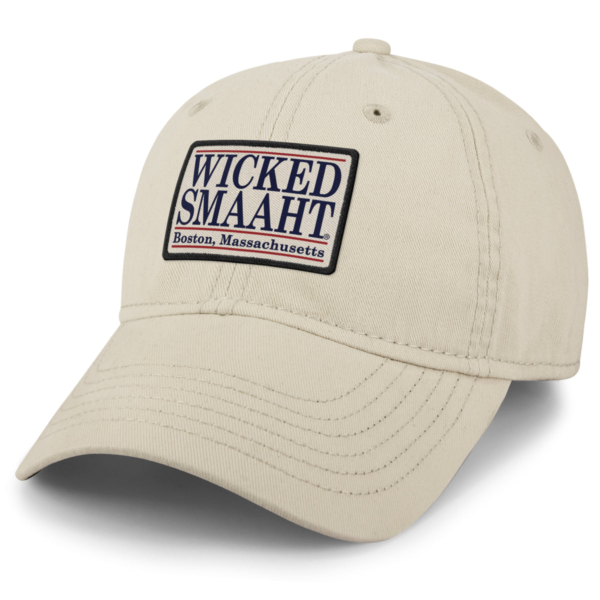 Wicked Smaaht Boston Patch Dad Hat