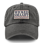 Wicked Smaaht Boston Patch Washed Dad Hat