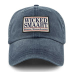 Wicked Smaaht Boston Patch Washed Dad Hat