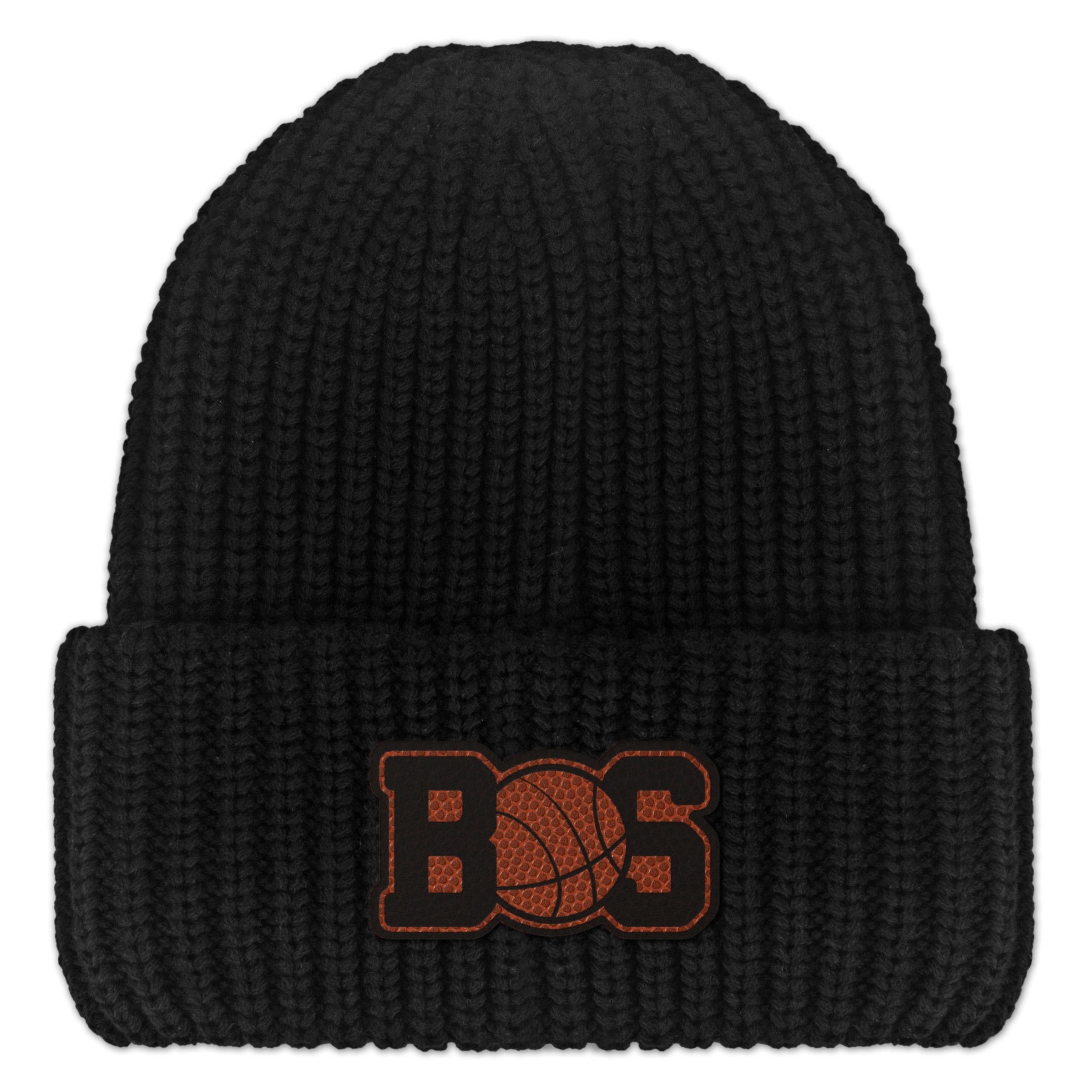 BOS Basketball Chunky Knit Winter Hat