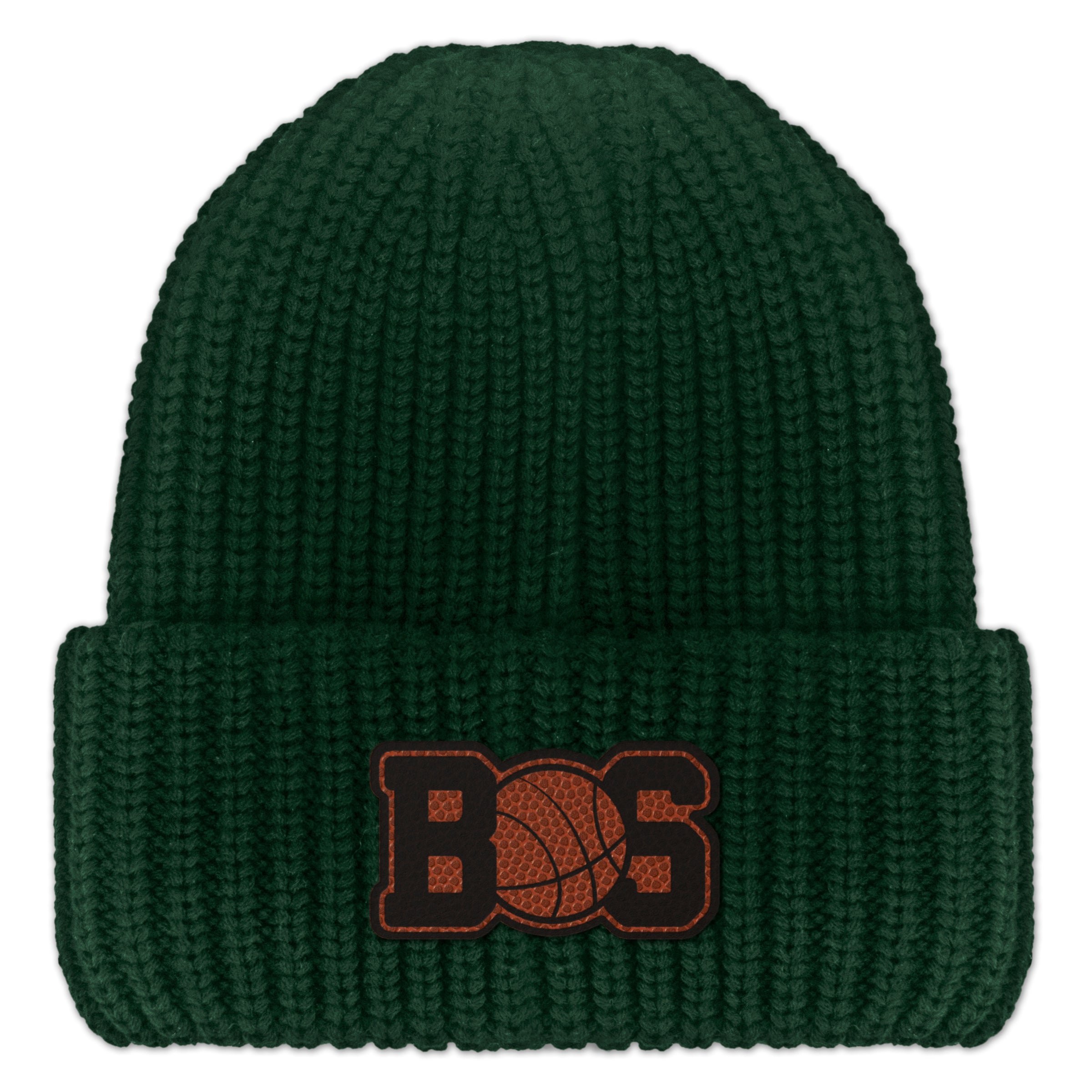 BOS Basketball Chunky Knit Winter Hat