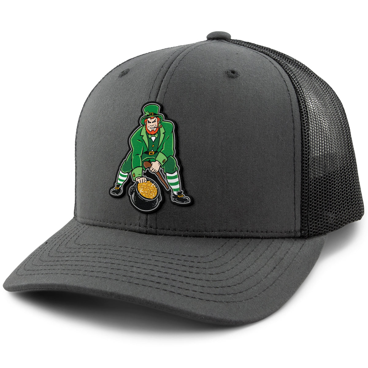 Three Point Stance Saint Pat Classic Snapback Trucker Hat - Chowdaheadz