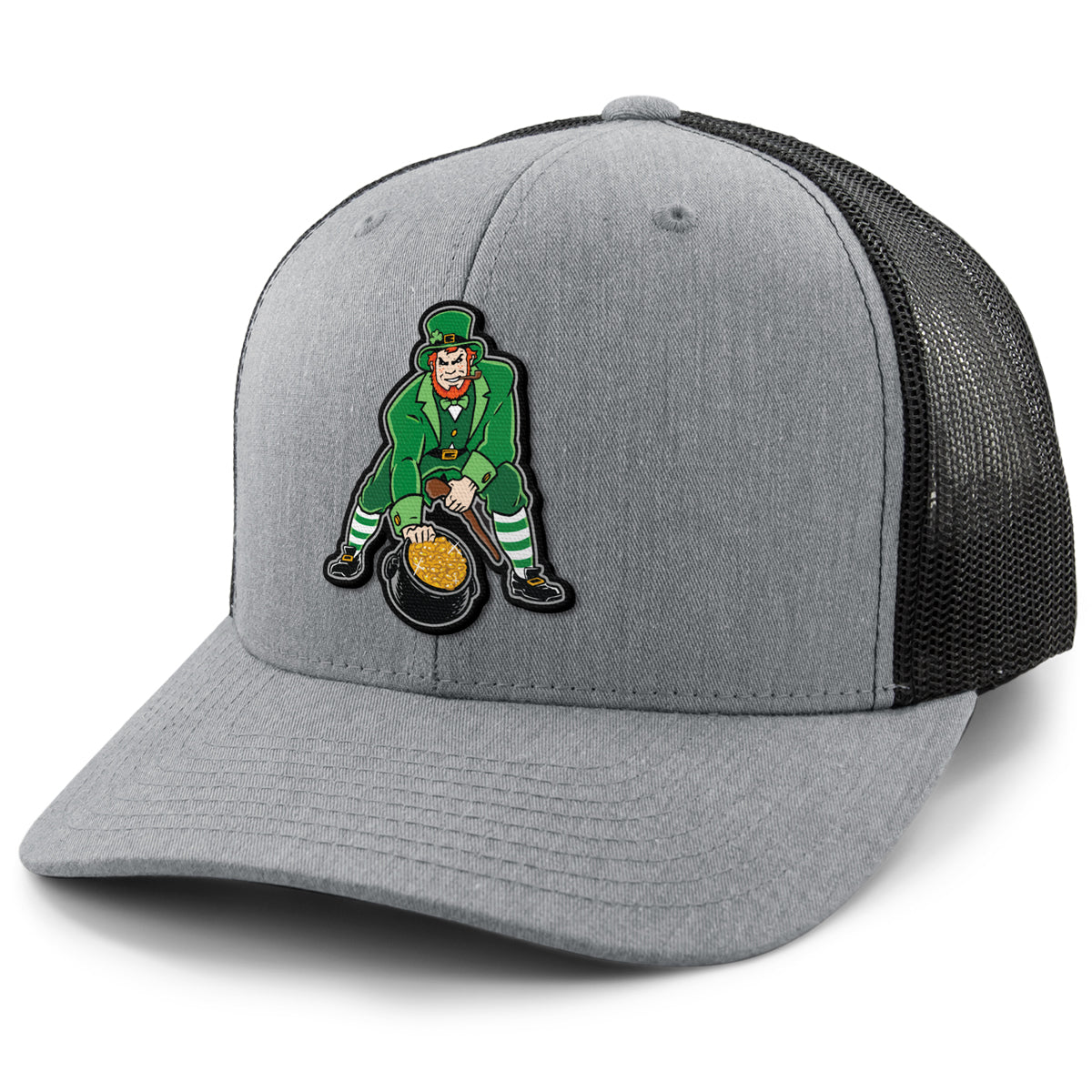 Three Point Stance Saint Pat Classic Snapback Trucker Hat - Chowdaheadz