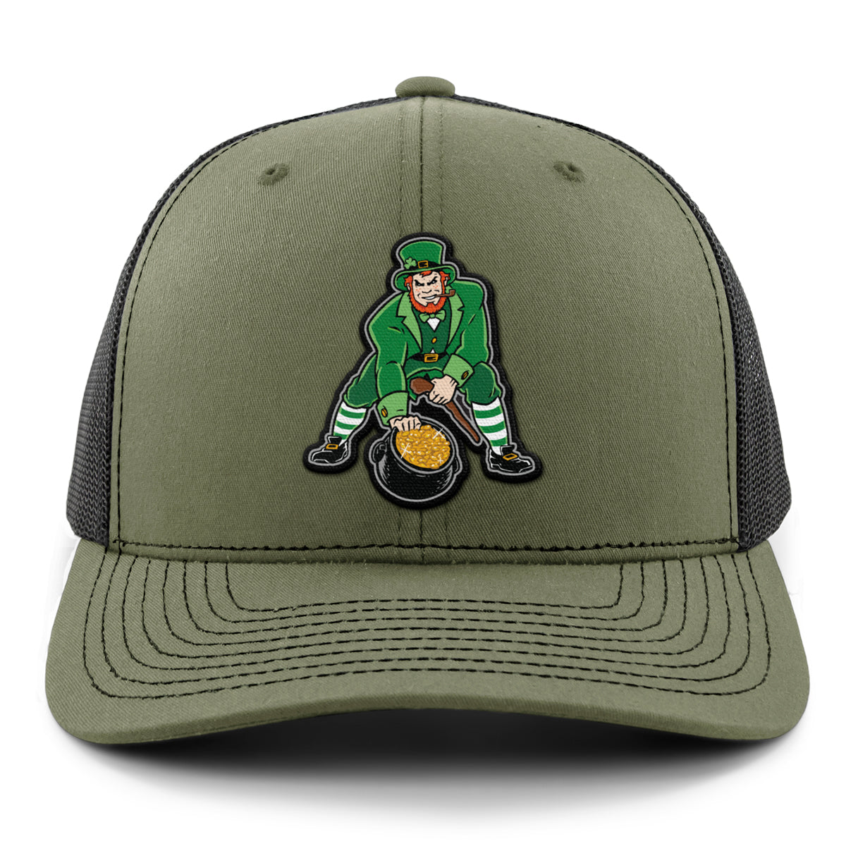 Three Point Stance Saint Pat Classic Snapback Trucker Hat - Chowdaheadz