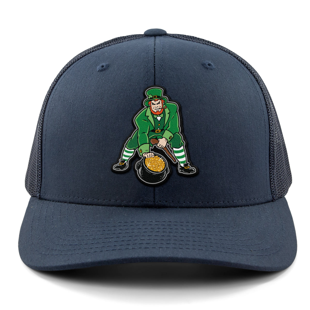 Three Point Stance Saint Pat Classic Snapback Trucker Hat - Chowdaheadz