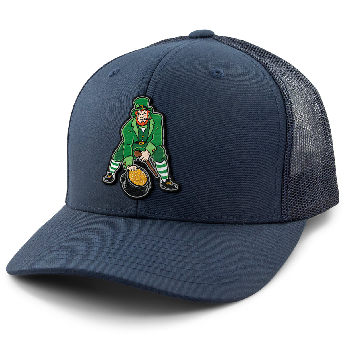 Three Point Stance Saint Pat Classic Snapback Trucker Hat - Chowdaheadz