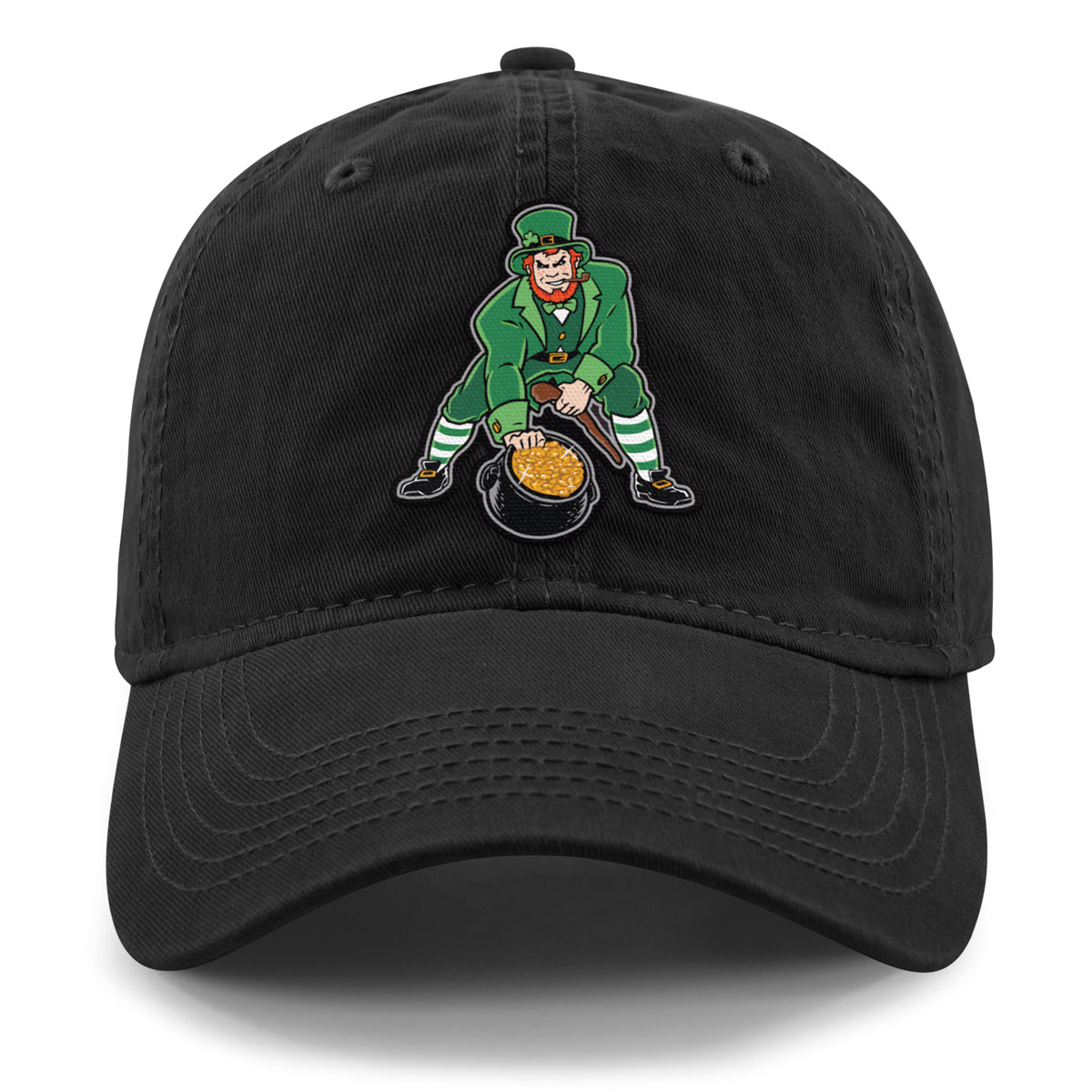 Three Point Stance Saint Pat Dad Hat - Chowdaheadz