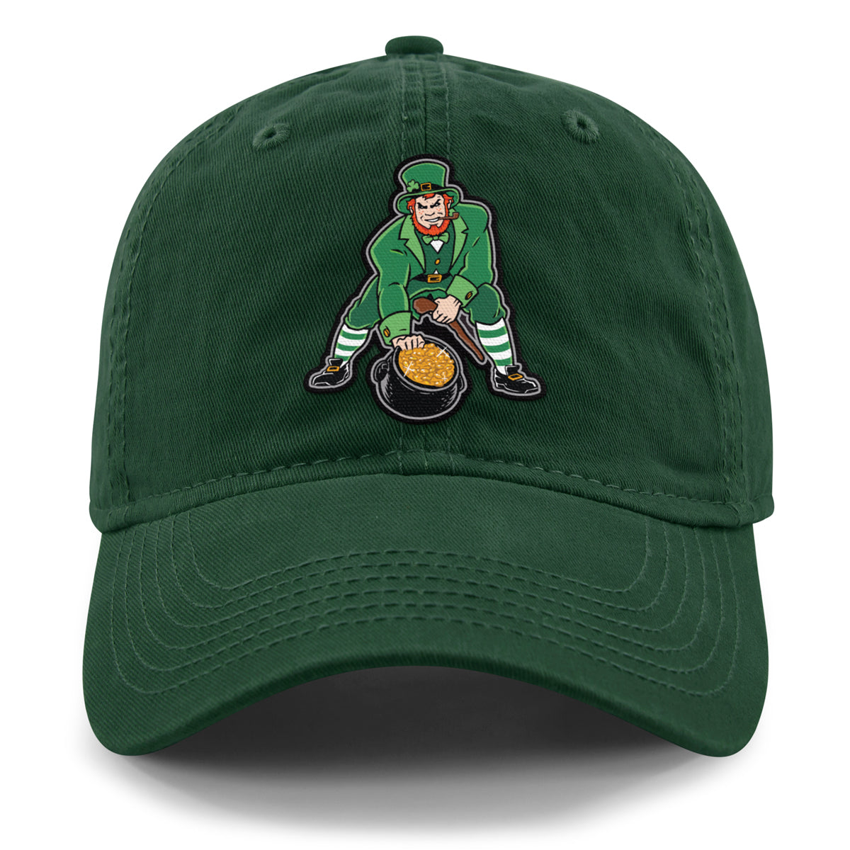 Three Point Stance Saint Pat Dad Hat - Chowdaheadz