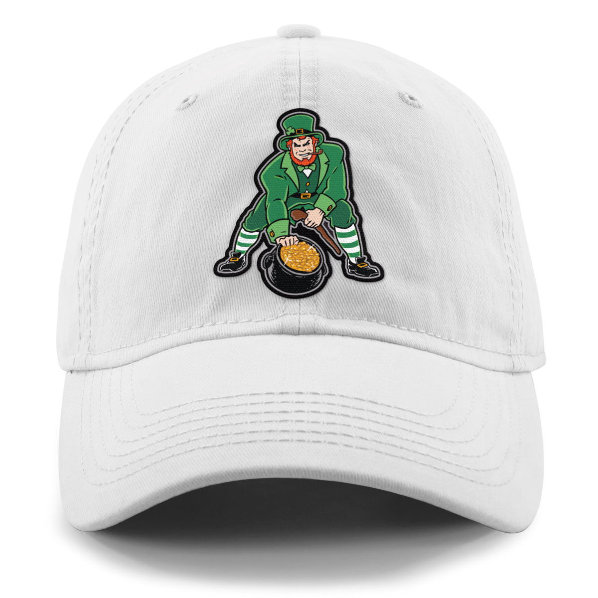 Three Point Stance Saint Pat Dad Hat - Chowdaheadz