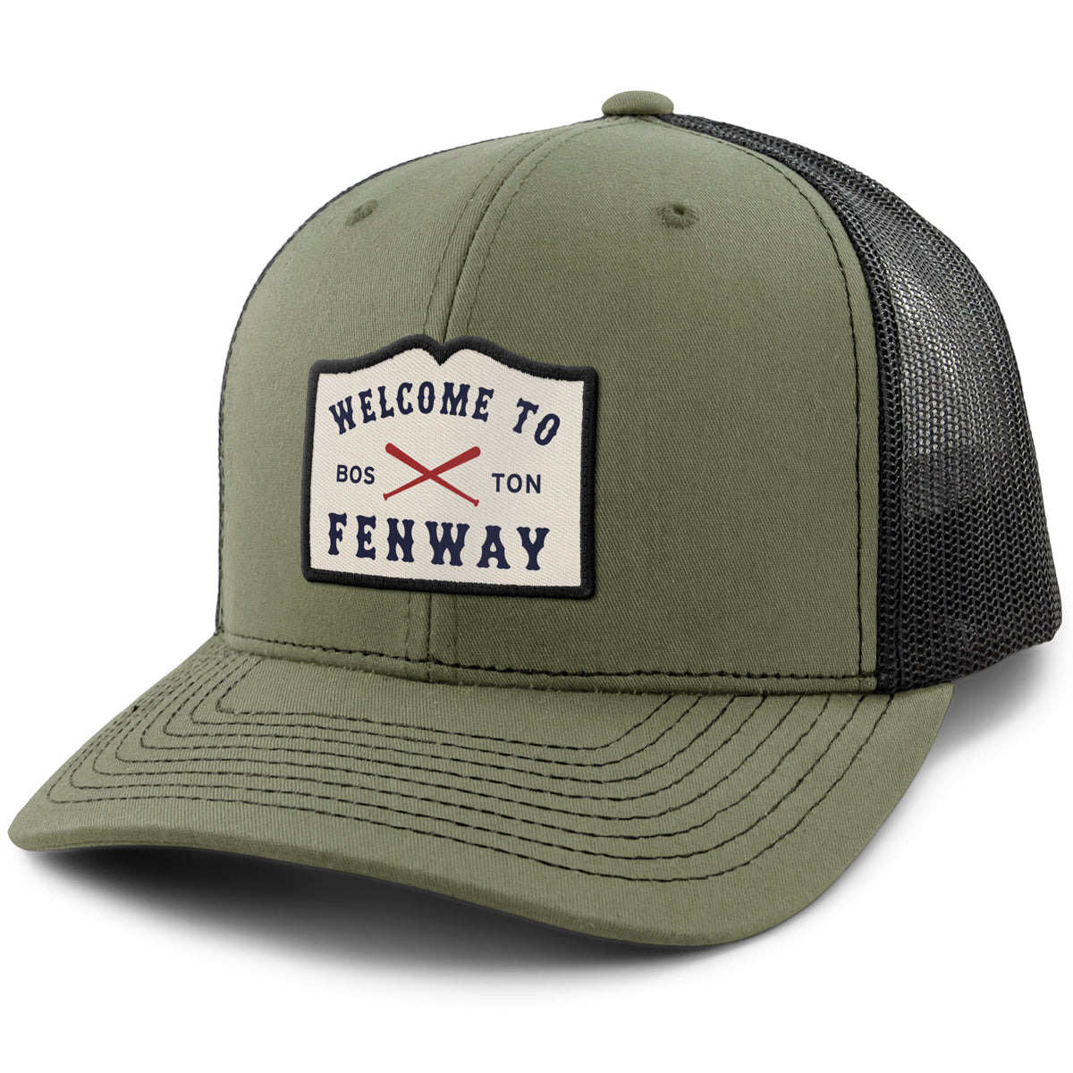 Welcome To Fenway Classic Snapback Trucker Hat