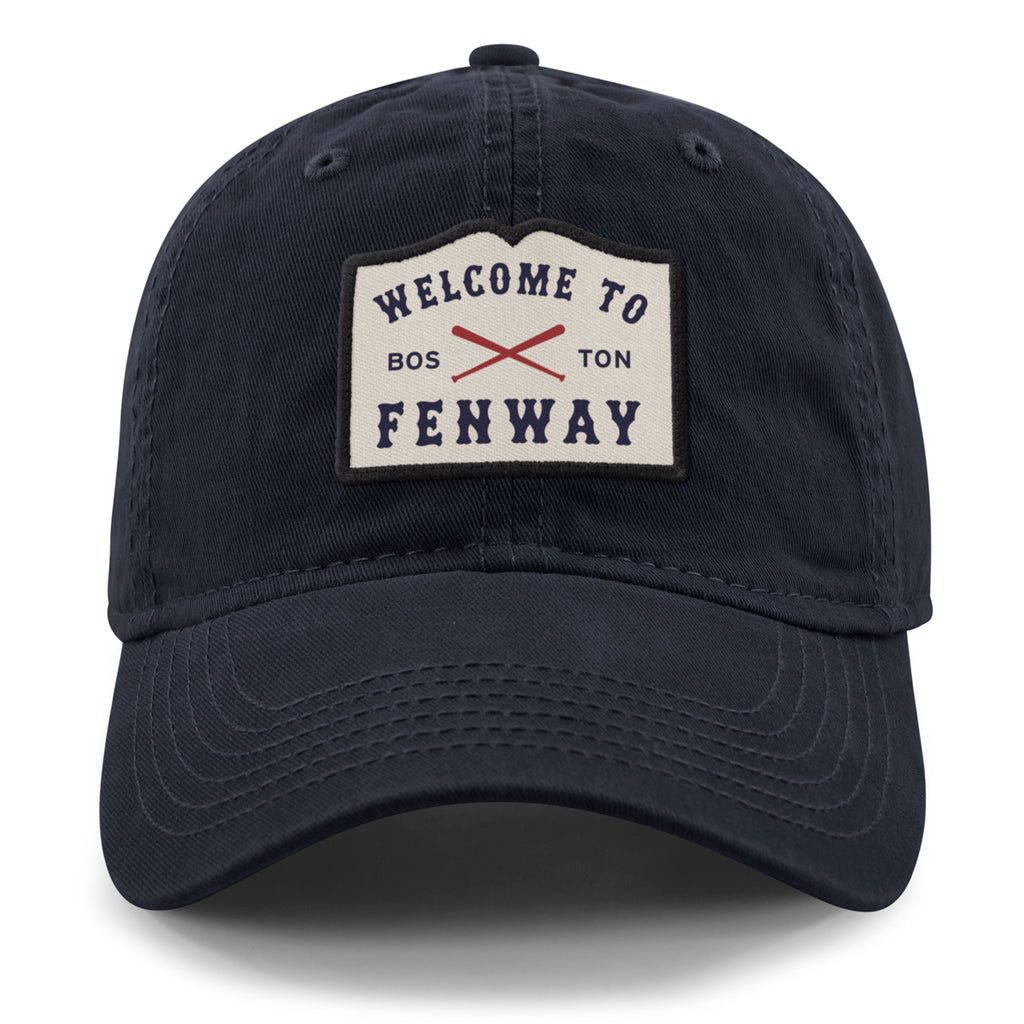 Welcome To Fenway Patch Dad Hat - Chowdaheadz