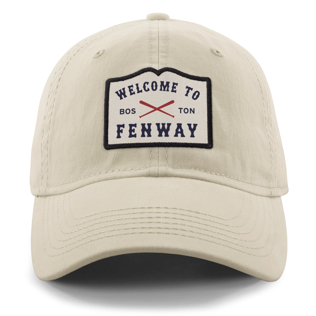 Welcome To Fenway Patch Dad Hat - Chowdaheadz