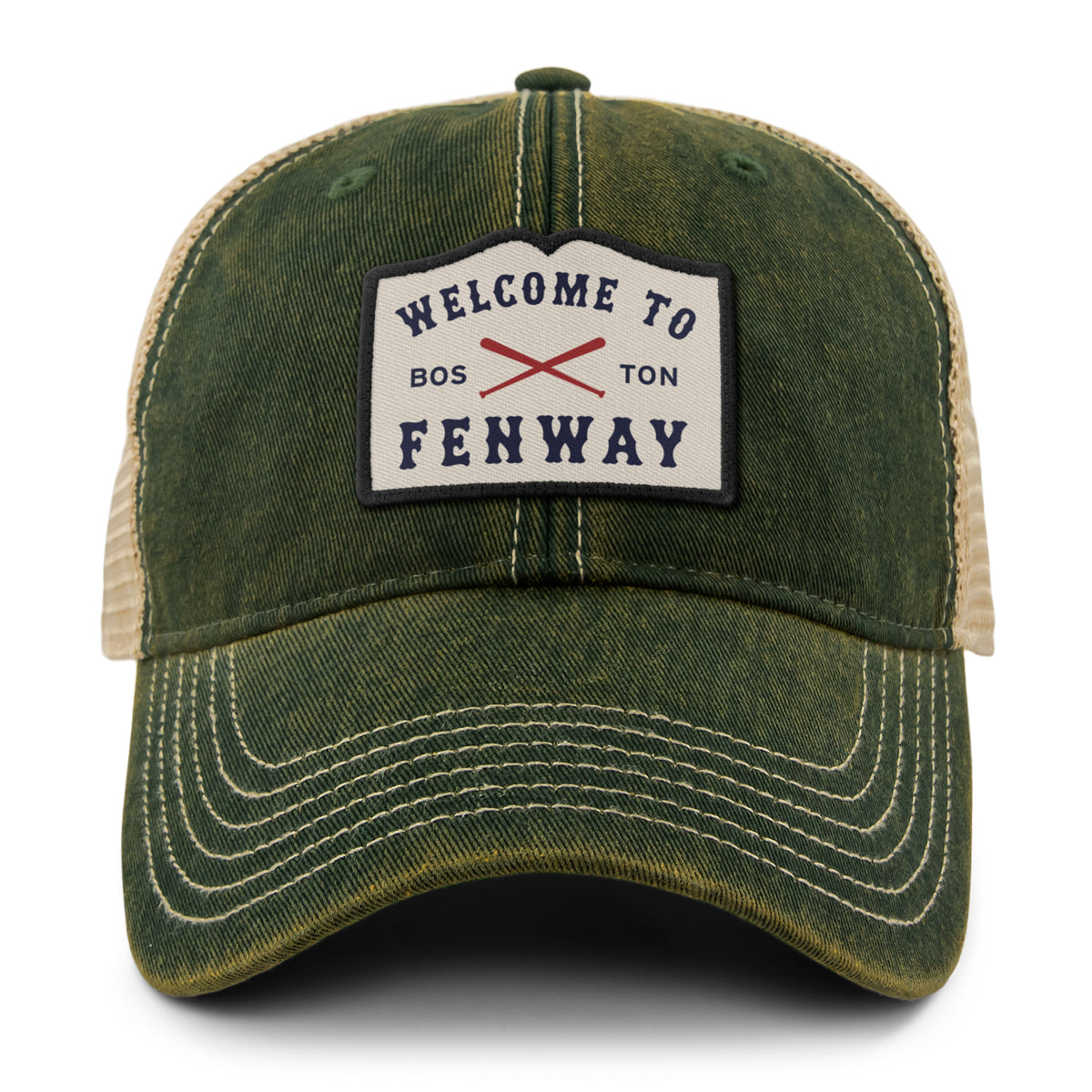 Welcome To Fenway Dirty Water Trucker Hat - Chowdaheadz