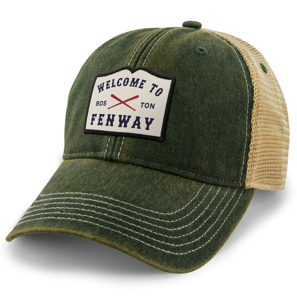 Welcome To Fenway Dirty Water Trucker Hat – Chowdaheadz